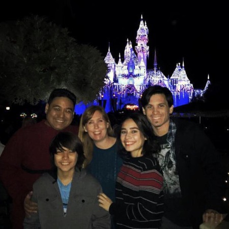 Ceci Balagot's family picture including his parents and siblings.